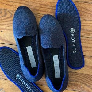 Rothys loafer navy heather